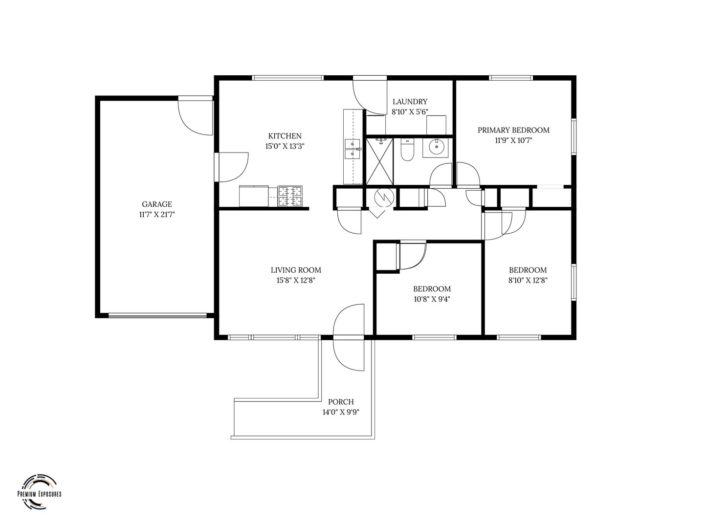 1905 Rainbow View Urbana, IL 61802 - Photo 20 of 20 a picture of a floor plan