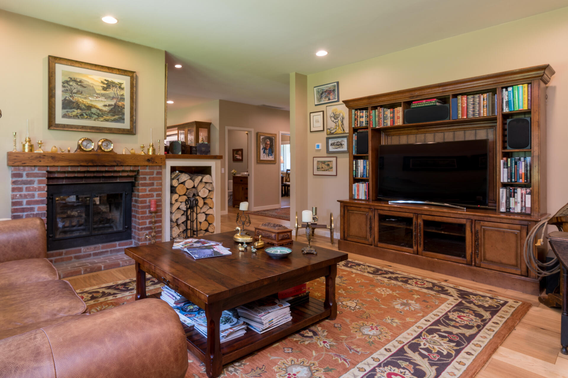 102 Willow Road Blaine County, ID 83333 - Photo 11 of 38 TV room and fireplace