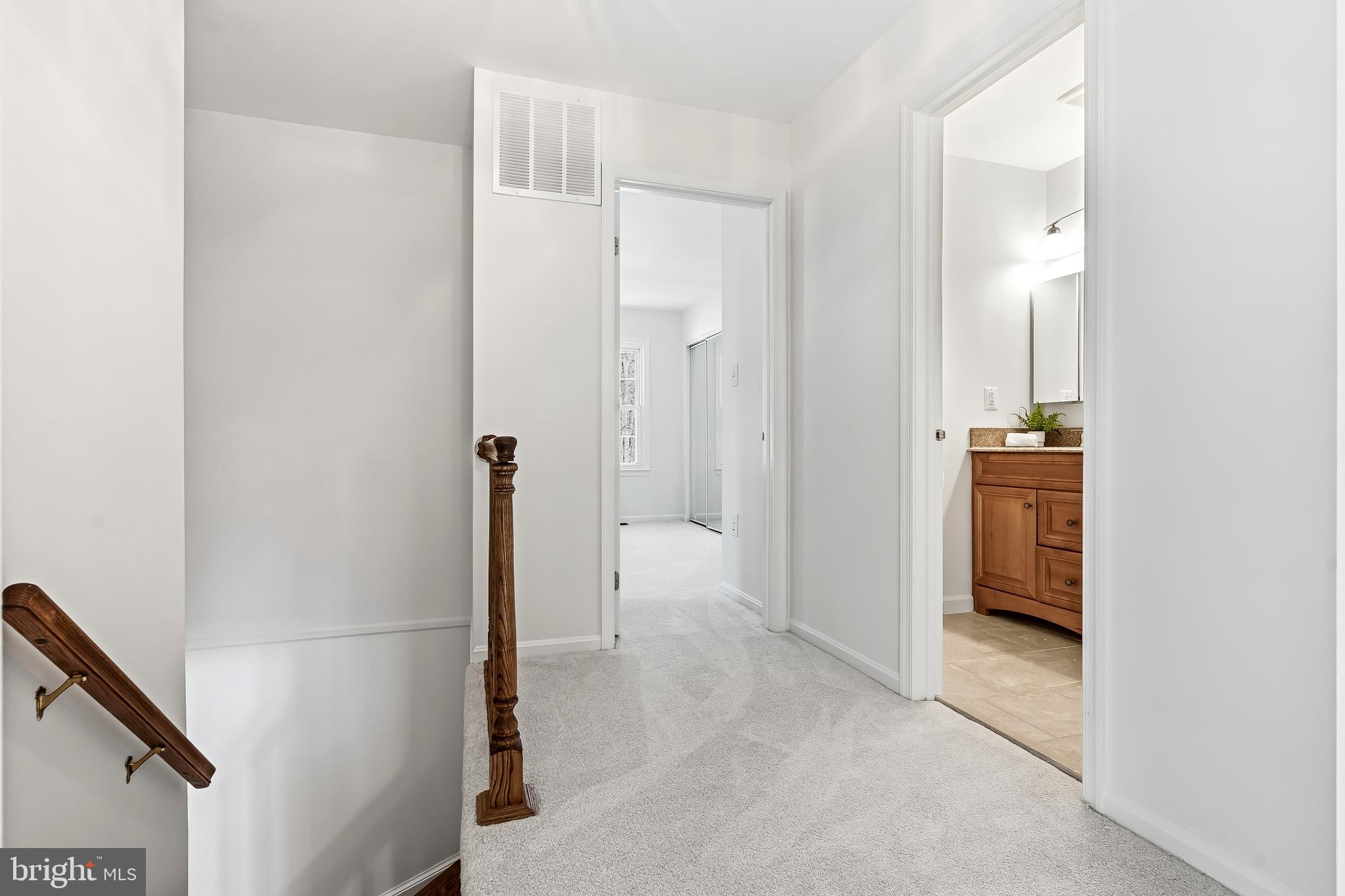 7433 Spring Tree Drive Springfield, VA 22153 - Photo 25 of 63 Upstairs Hallway - New Carpet