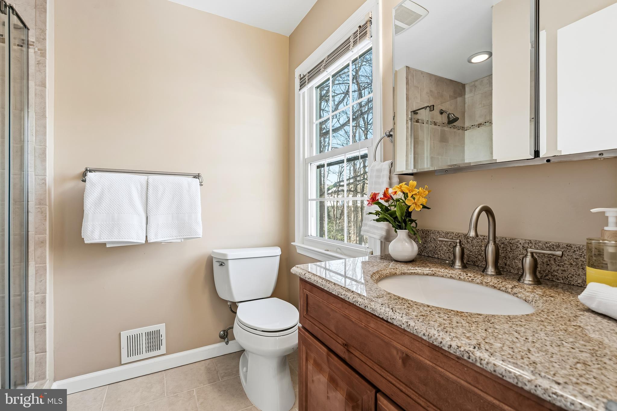 7433 Spring Tree Drive Springfield, VA 22153 - Photo 32 of 63 Ensuite Primary Bathroom with Walk-in Shower