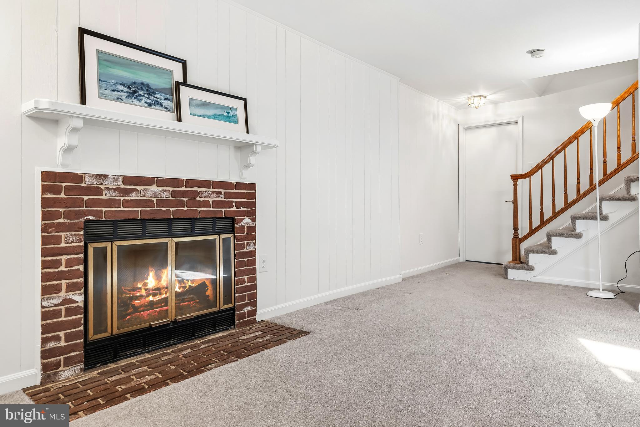 7433 Spring Tree Drive Springfield, VA 22153 - Photo 40 of 63 Cozy Wood Burning Fireplace