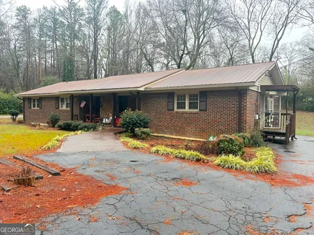 a view of outdoor space yard and swimming pool