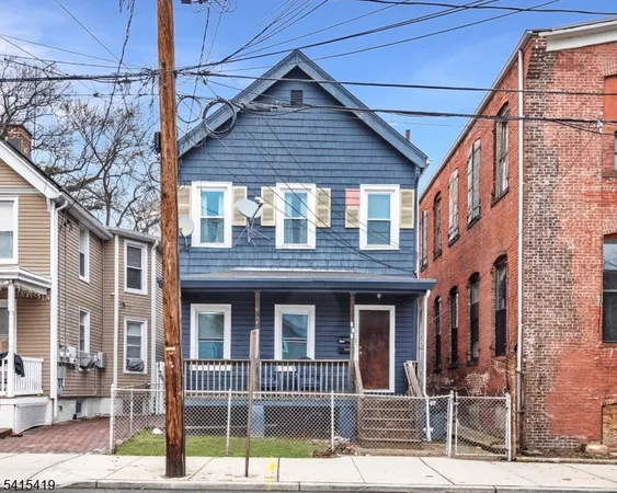 a front view of a building