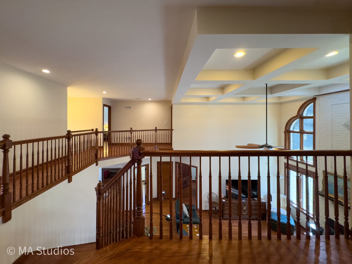9030 Elm Avenue Burr Ridge, IL 60527 - Photo 27 of 72 a view of hallway with wooden floor
