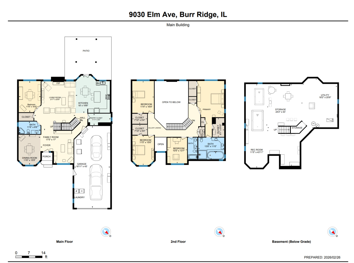 9030 Elm Avenue Burr Ridge, IL 60527 - Photo 69 of 72 a picture of a bathroom with a bathtub and a picture of the shower
