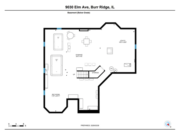 $1,350,000 | 9030 Elm Avenue, Burr Ridge, IL 60527