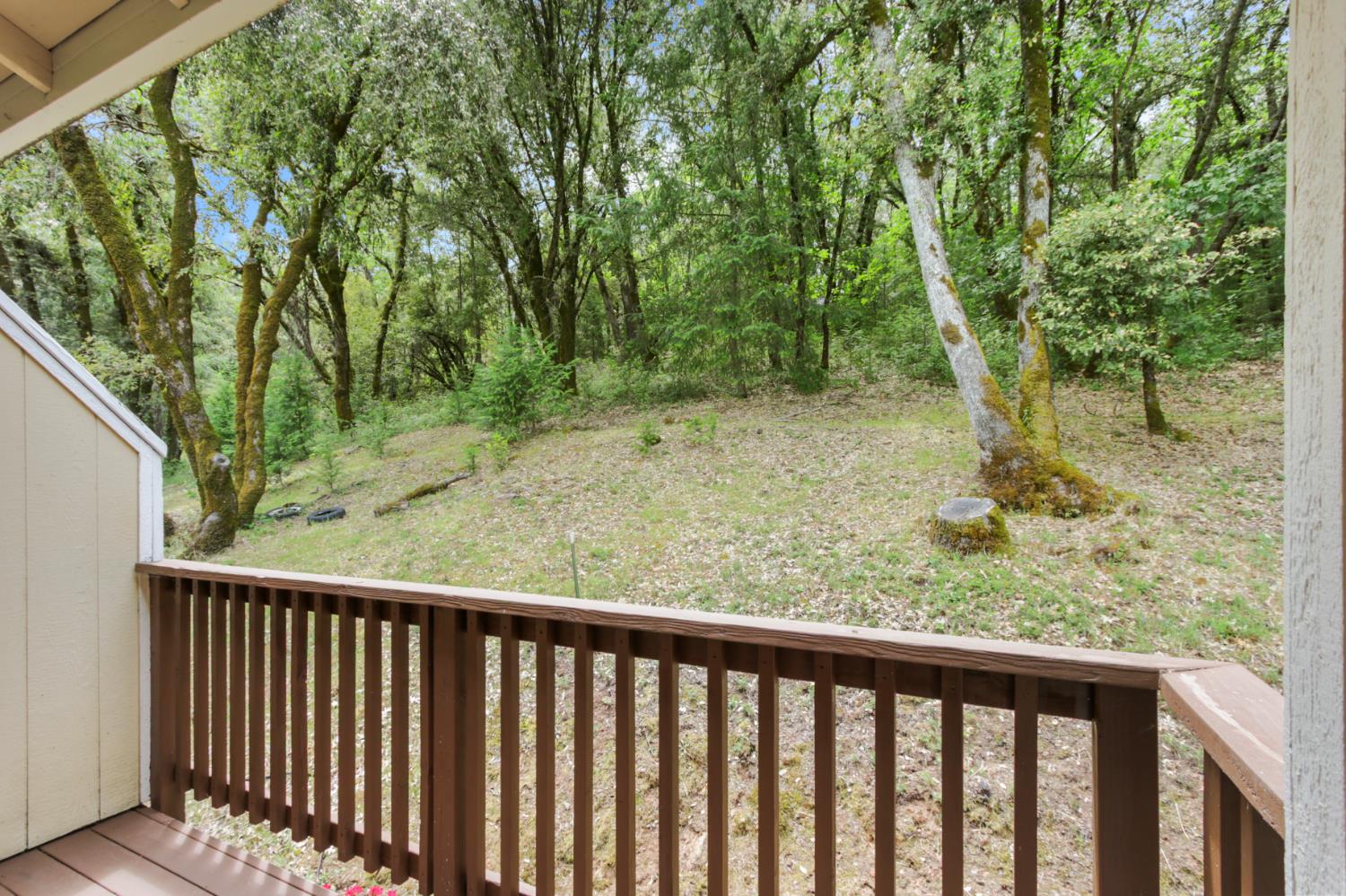 1336 Oak Ridge Drive Colfax, CA 95713 - Photo 21 of 39 Primary bedroom has a private balcony with forest views