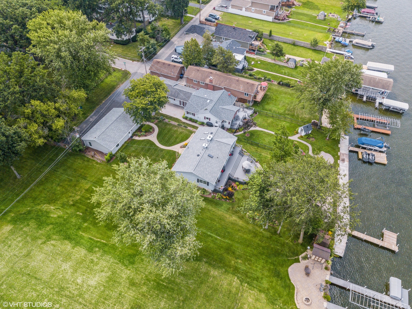 307 North Emerald Drive McHenry, IL 60051 - Photo 32 of 34 an aerial view of house with yard swimming pool and outdoor seating
