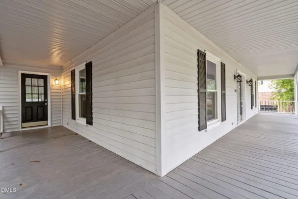 a view of a entryway of the house