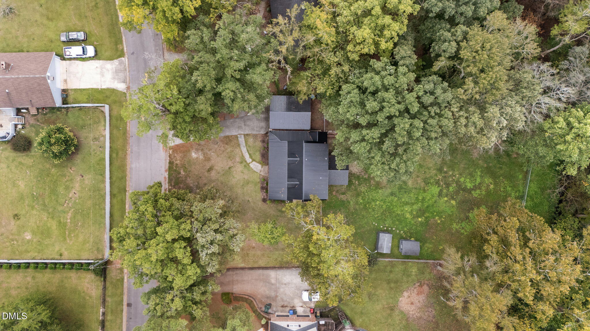 804 West Scotsdale Road Laurinburg, NC 28352 - Photo 43 of 46 an aerial view of a house with a yard