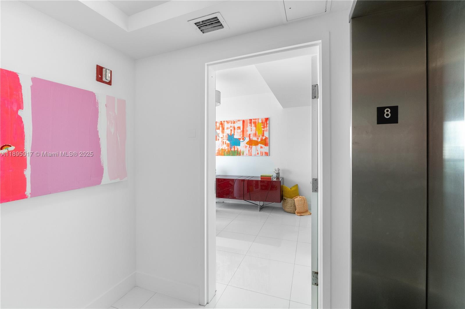 7935 East Drive, Unit 803 Miami Beach, FL 33141 - Photo 15 of 77 Private Elevator Foyer