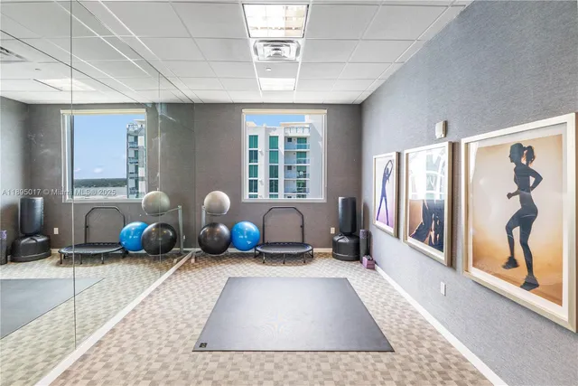 a view of outdoor space and city view