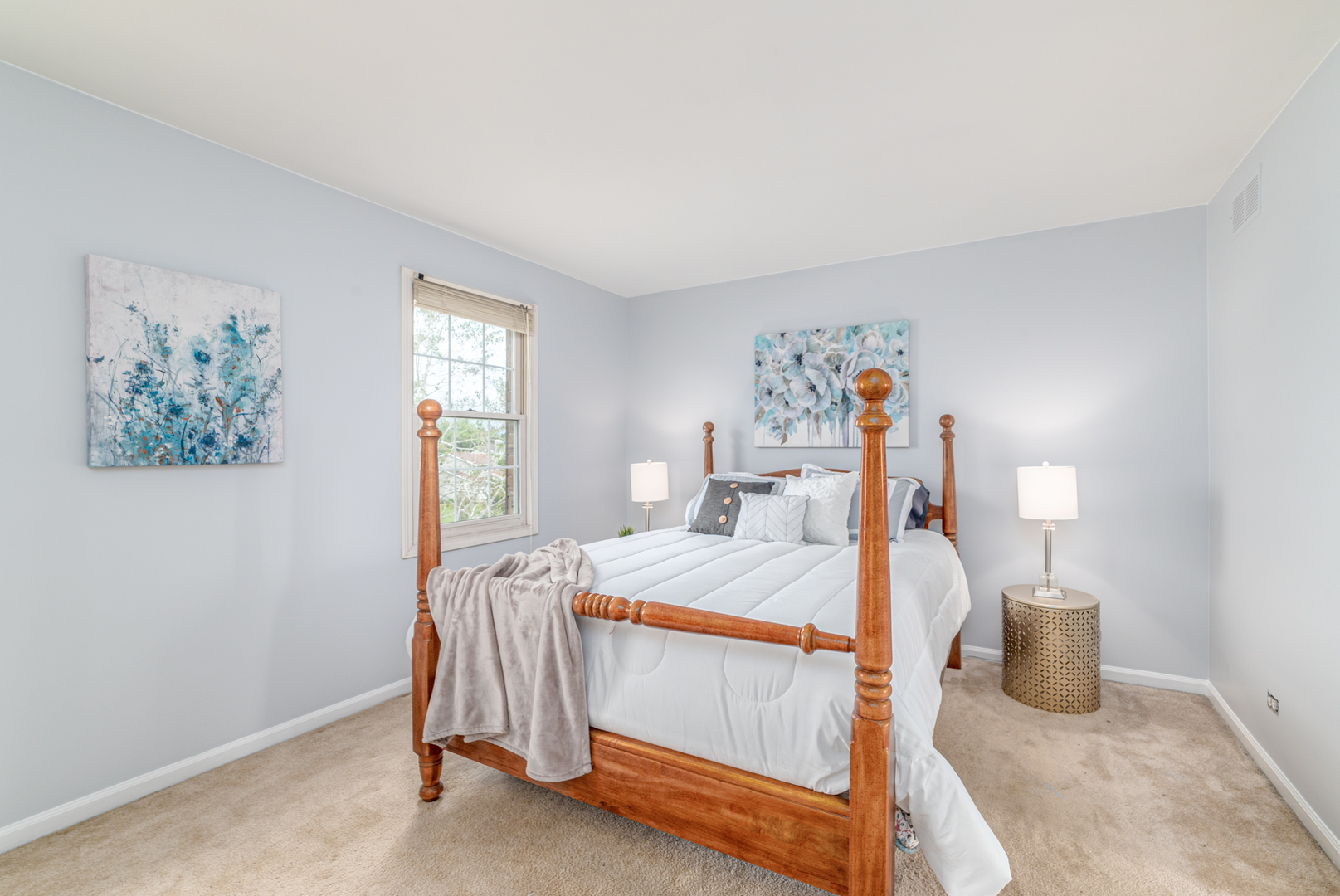 2809 Weld Road Elgin, IL 60124 - Photo 16 of 28 a bedroom with a bed and a table