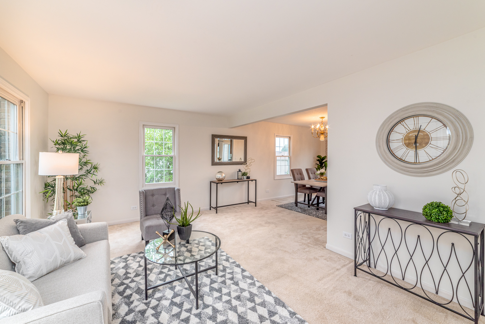 2809 Weld Road Elgin, IL 60124 - Photo 9 of 28 a living room with furniture and a large window