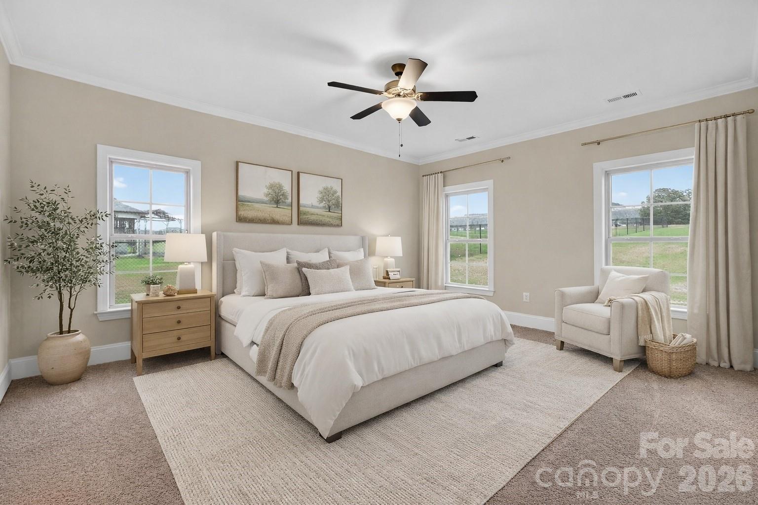 3030 Buffett Lane, Unit 49 Monroe, NC 28110 - Photo 16 of 31 a bedroom with a bed and a window