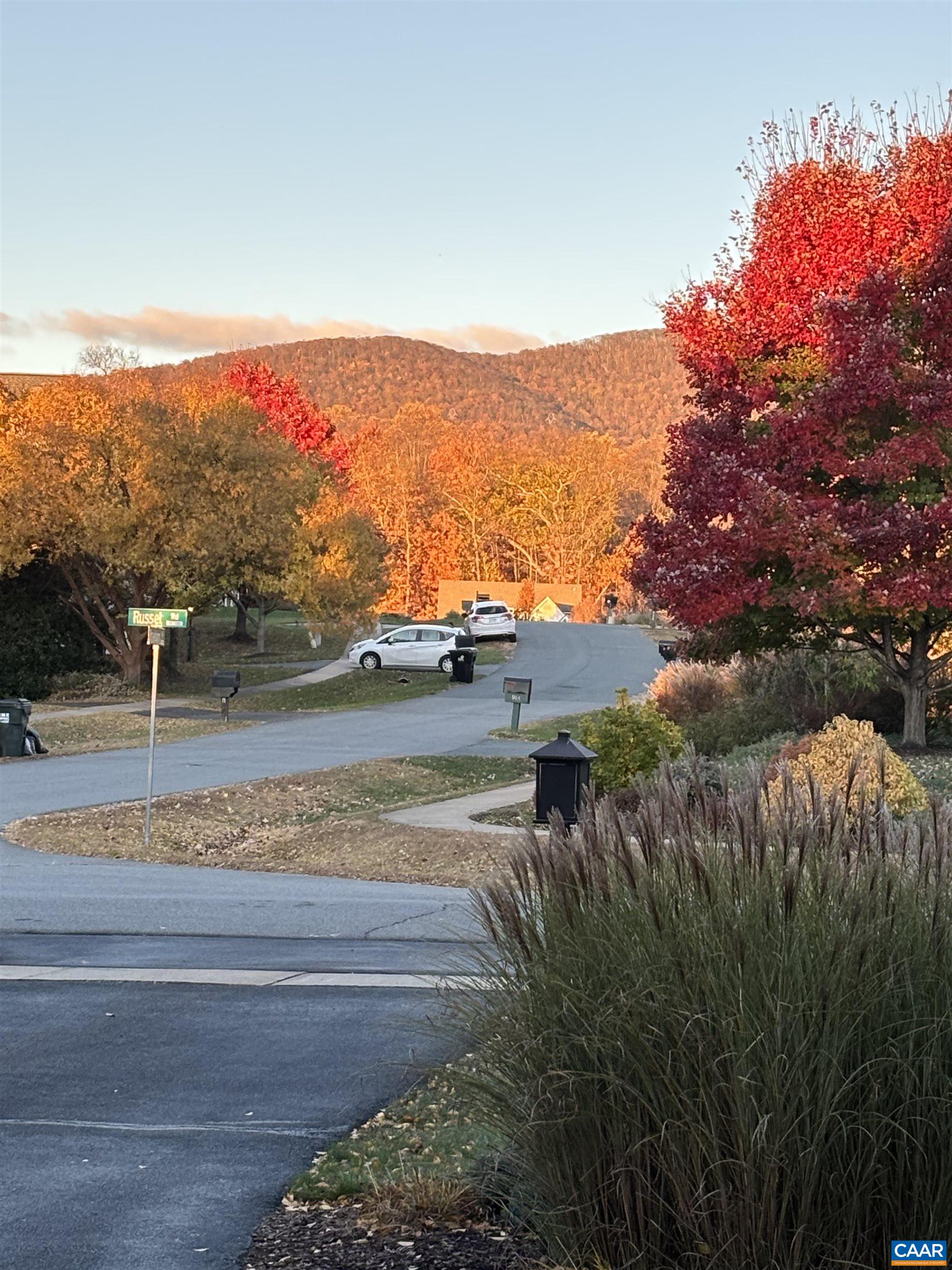 732 Russet Road Crozet, VA 22932 - Photo 39 of 48 a view of a lake with a mountain in the background
