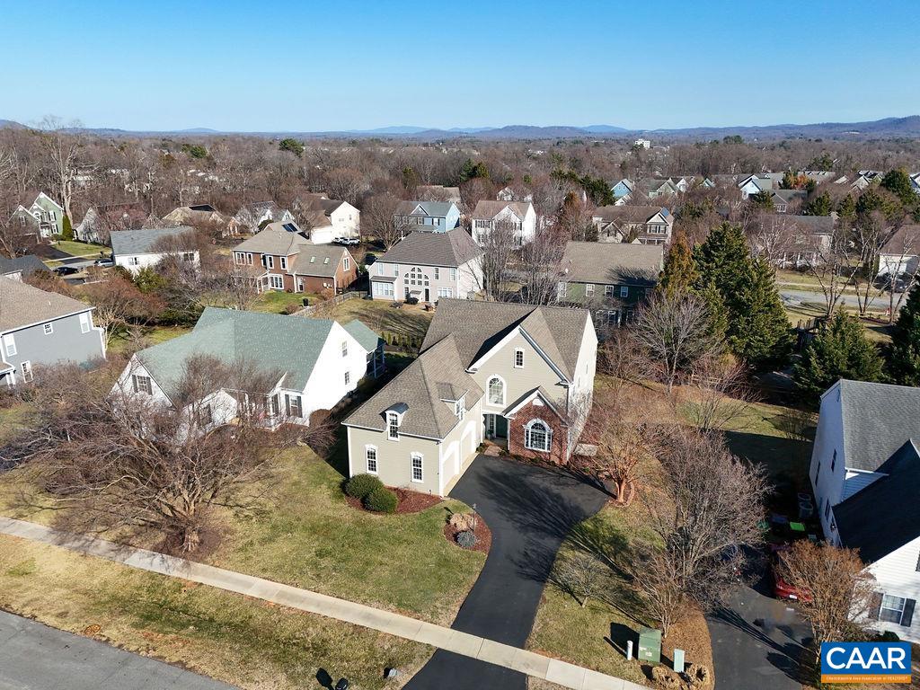 732 Russet Road Crozet, VA 22932 - Photo 41 of 48 an aerial view of a house with a lake view