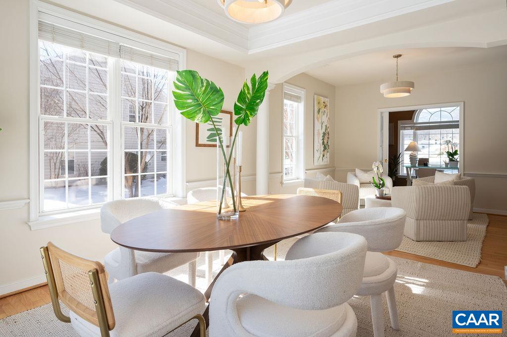 732 Russet Road Crozet, VA 22932 - Photo 9 of 48 a dining room with furniture and a large window