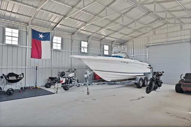 a room with gym equipment