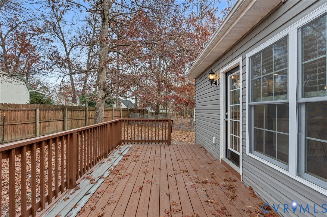 3200 Ludgate Road Chester, VA 23831 - Photo 29 of 33 a view of wooden balcony with a pot