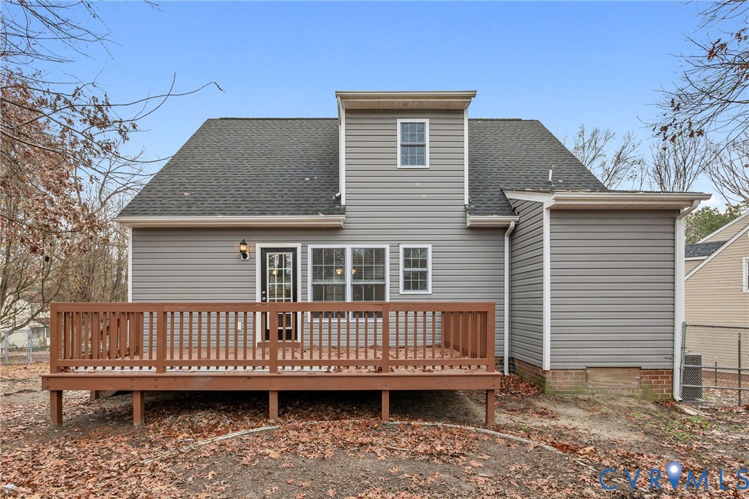 3200 Ludgate Road Chester, VA 23831 - Photo 31 of 33 a view of a wooden deck with a bench