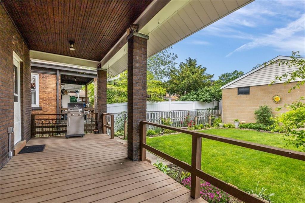206 Amelia Street McKees Rocks, PA 15136 - Photo 18 of 21 Back porch is so relaxing