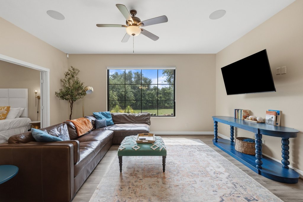 12135 Fitzhugh Road Austin, TX 78736 - Photo 12 of 30 a living room with furniture and a flat screen tv