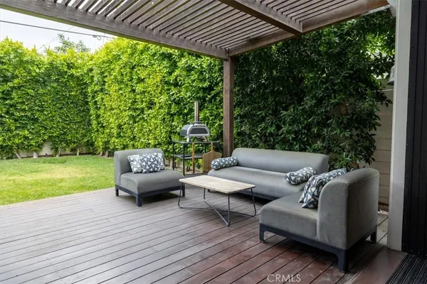 a view of a couches in the patio