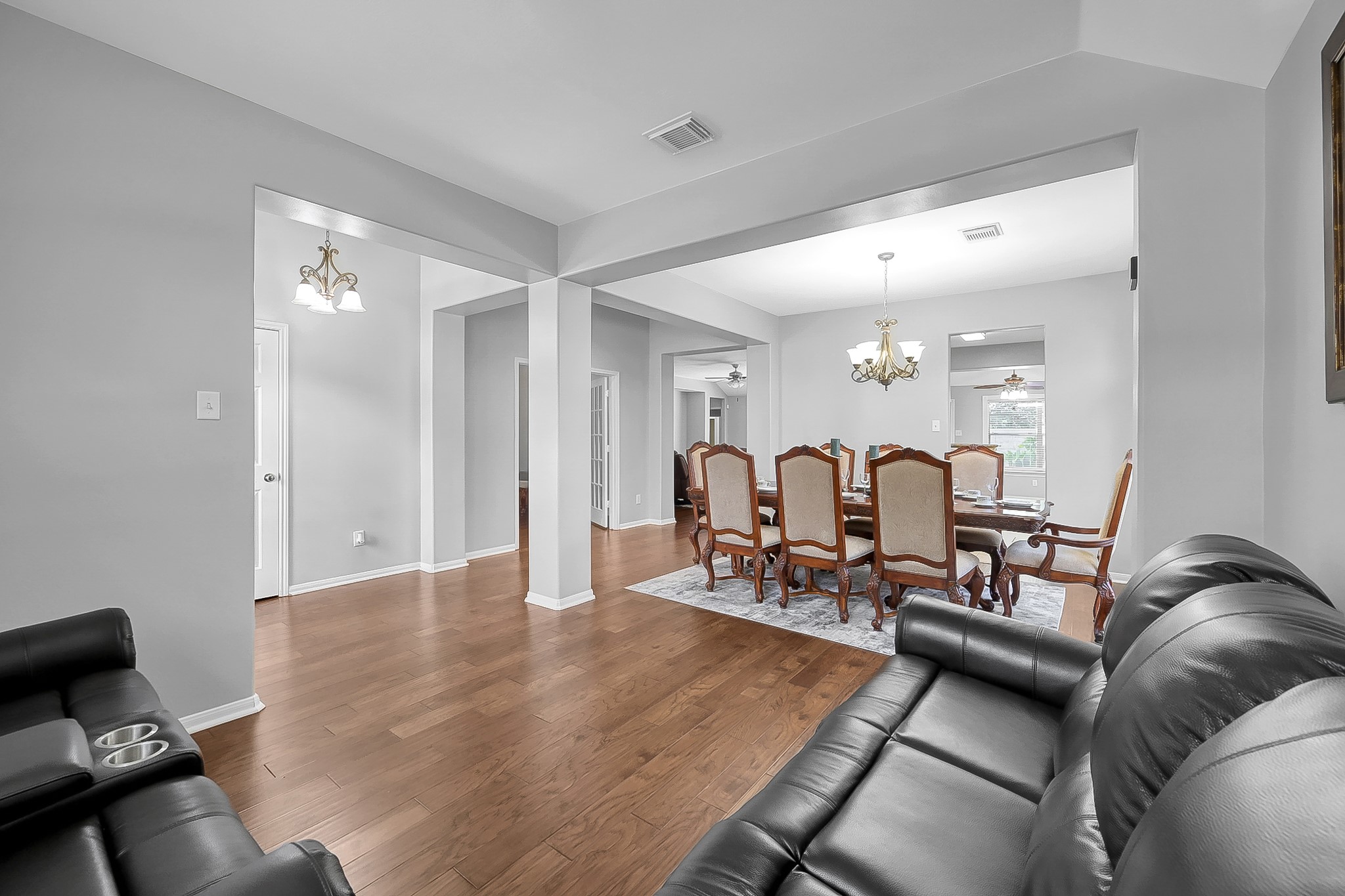 20251 Eden Pines Spring, TX 77379 - Photo 8 of 33 a view of a livingroom with furniture and a couch
