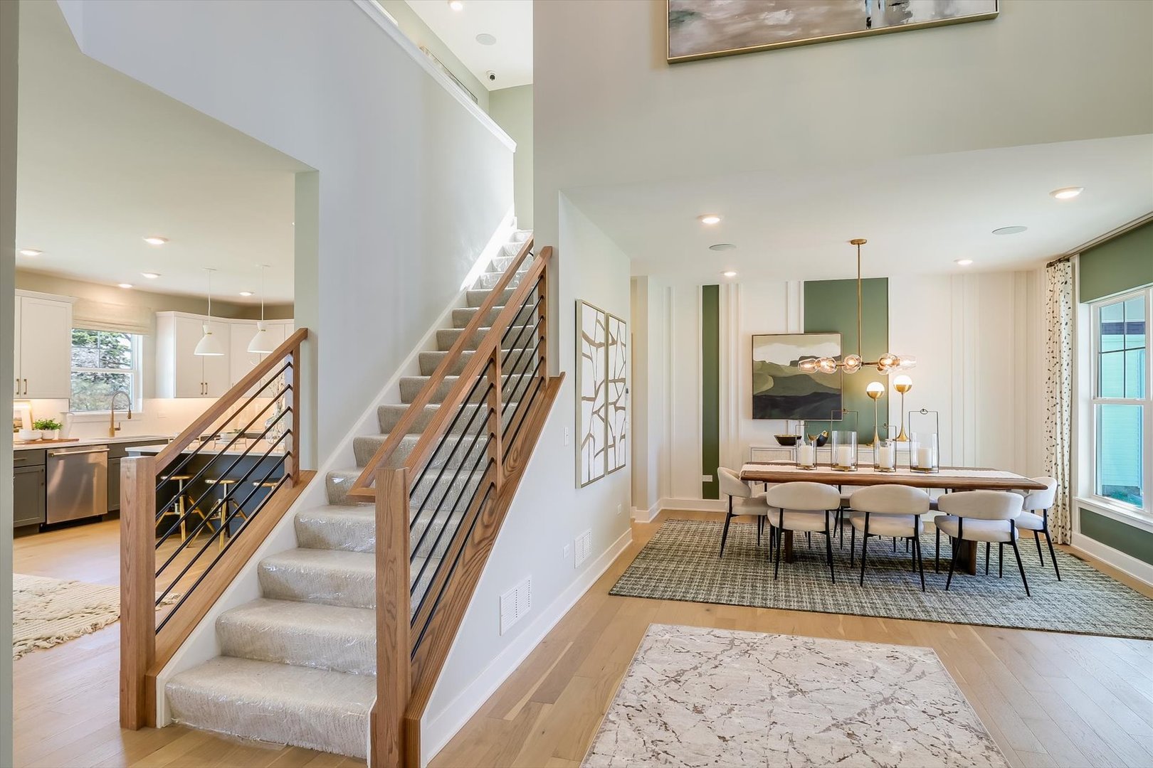 171 Piper Glen Avenue Oswego, IL 60543 - Photo 5 of 31 a view of a hallway with seating area