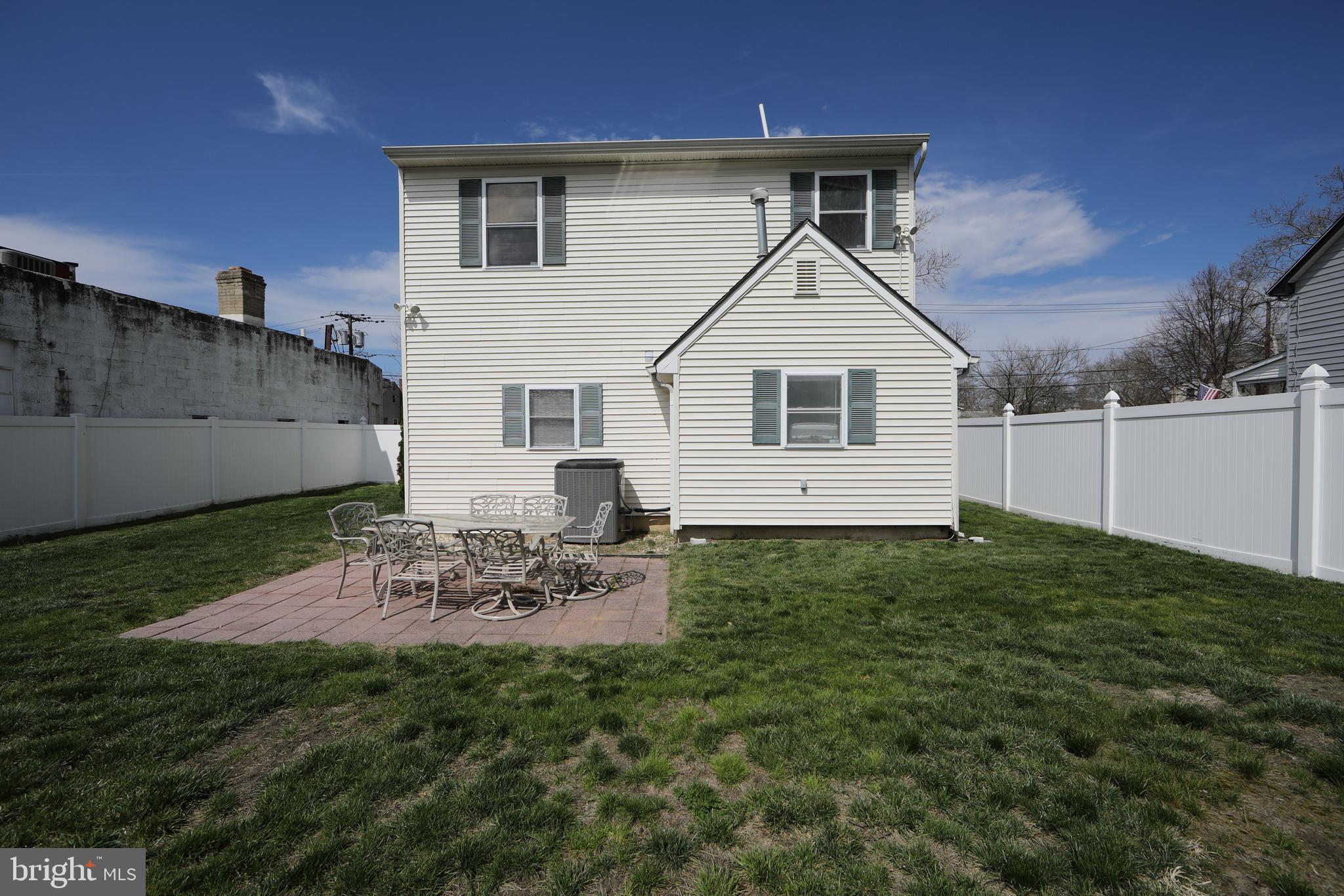 614 West 5th Street Palmyra, NJ 08065 - Photo 5 of 30 a view of a backyard of the house