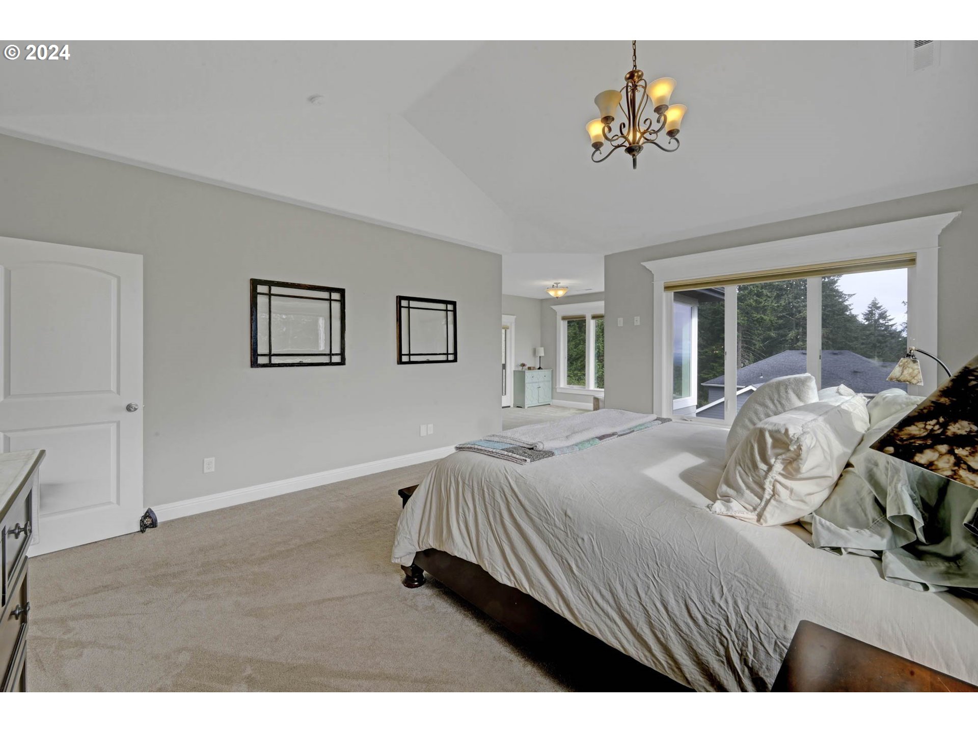 3587 Summit Sky Boulevard Eugene, OR 97405 - Photo 28 of 45 a bedroom with a bed and a view of bedroom