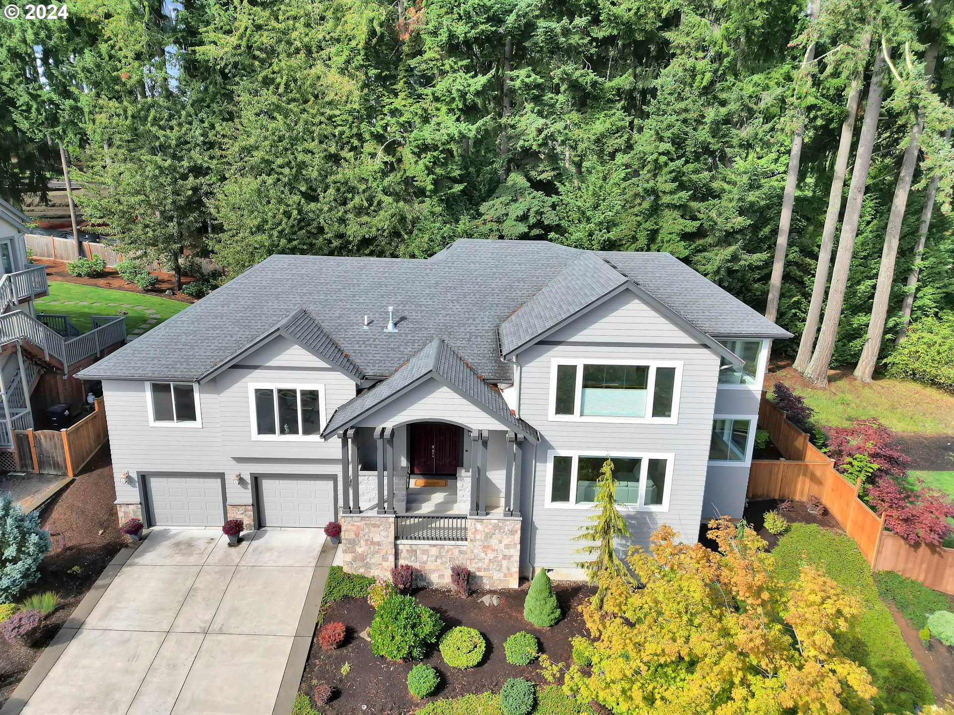 3587 Summit Sky Boulevard Eugene, OR 97405 - Photo 5 of 45 a aerial view of a house with a yard