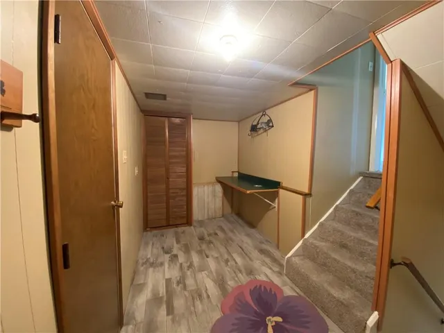 a view of a room with window