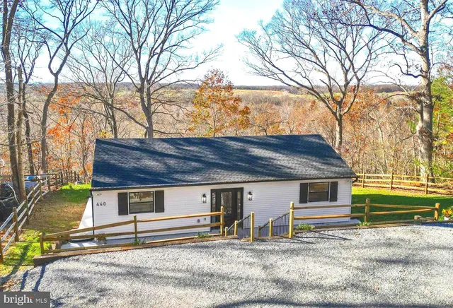 a house view with a outdoor space