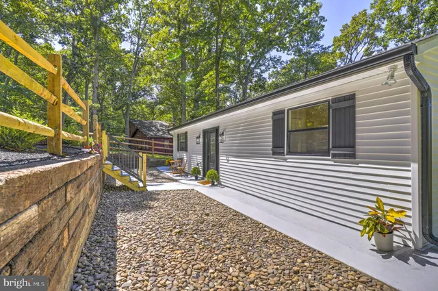 a view of a entryway door front of house