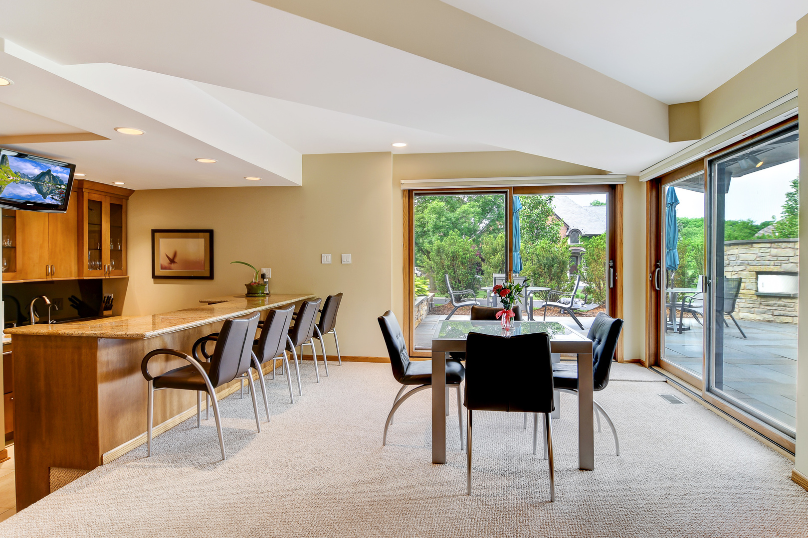 39 Fawn Court Burr Ridge, IL 60527 - Photo 30 of 46 a view of a dining room with furniture window and outside view