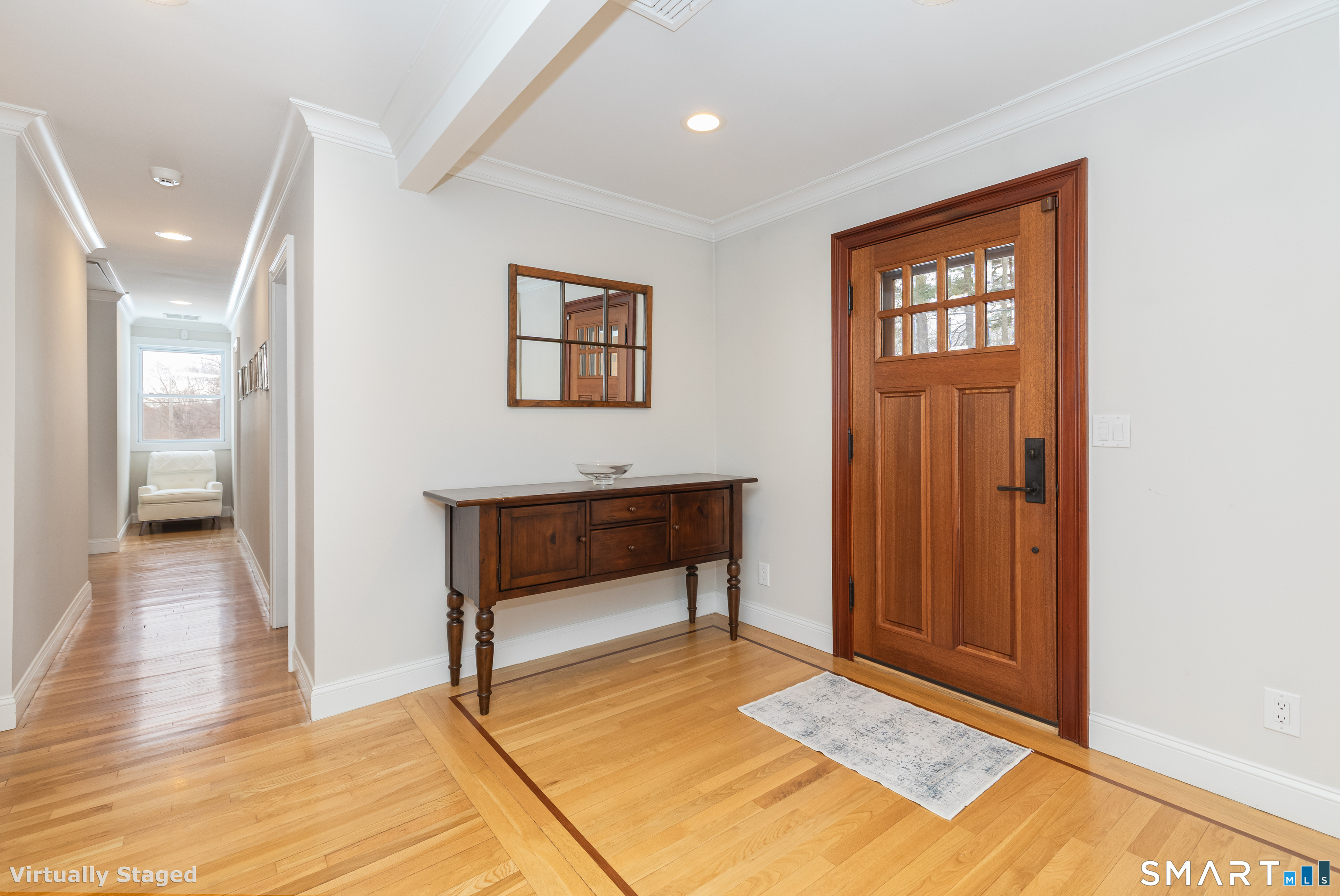428 Breakneck Hill Road Middlebury, CT 06762 - Photo 7 of 39 Beautiful entry with new stained solid wood door.