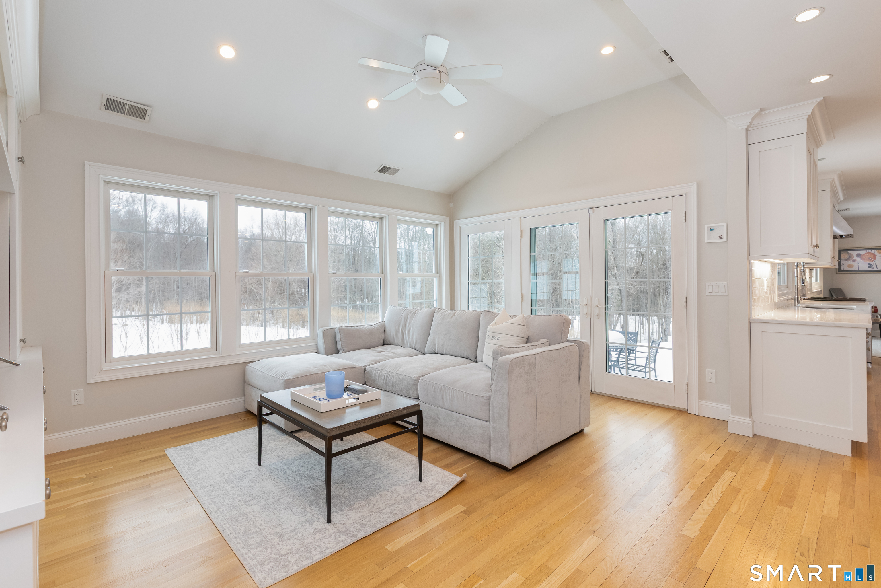 428 Breakneck Hill Road Middlebury, CT 06762 - Photo 8 of 39 New windows, French doors to back yard patio area.