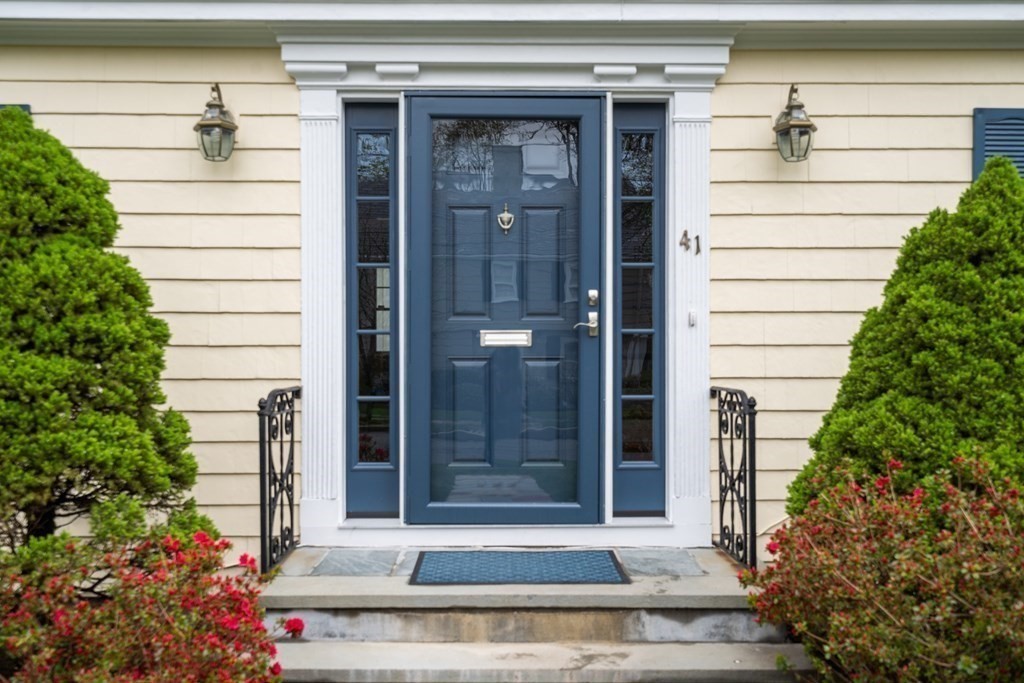 41 Janet Road Newton, MA 02459 - Photo 2 of 37 a view of entrance gate of the house