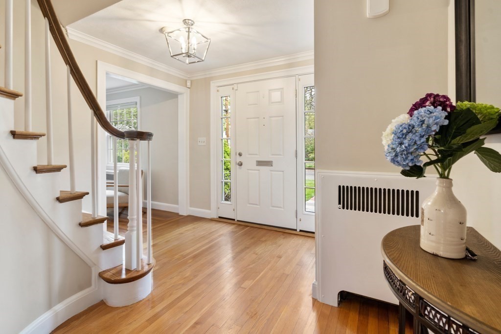 41 Janet Road Newton, MA 02459 - Photo 4 of 37 a view of entryway with wooden floor