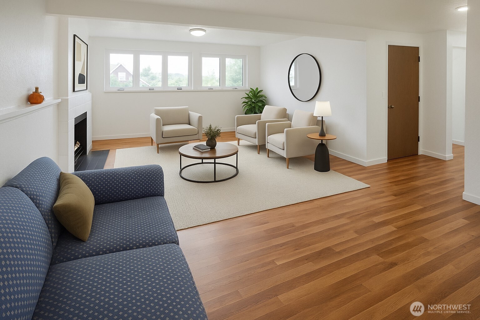 16604 3rd Avenue Southeast Bothell, WA 98012 - Photo 11 of 22 a living room with furniture a window and wooden floor