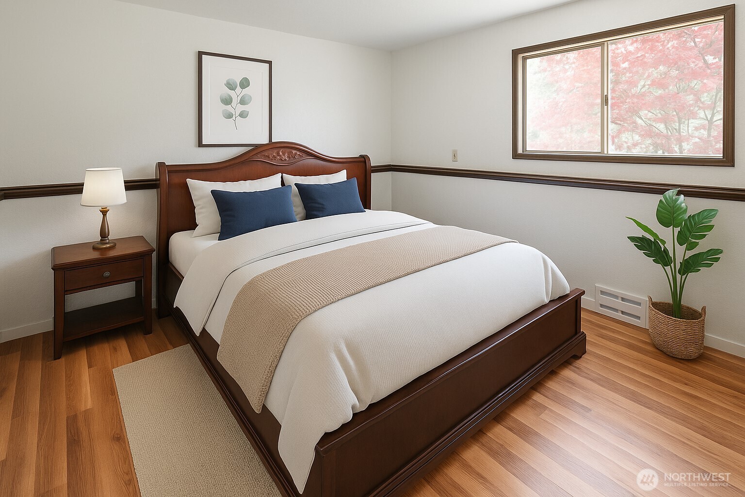 16604 3rd Avenue Southeast Bothell, WA 98012 - Photo 10 of 22 a bedroom with bed and wooden floor
