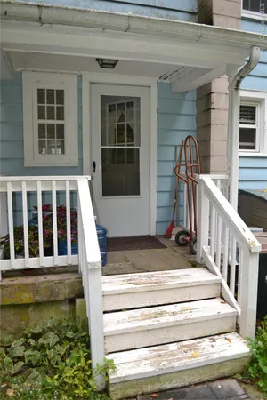 a view of front door