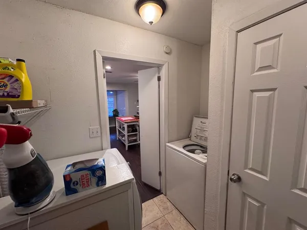a room with storage and utility