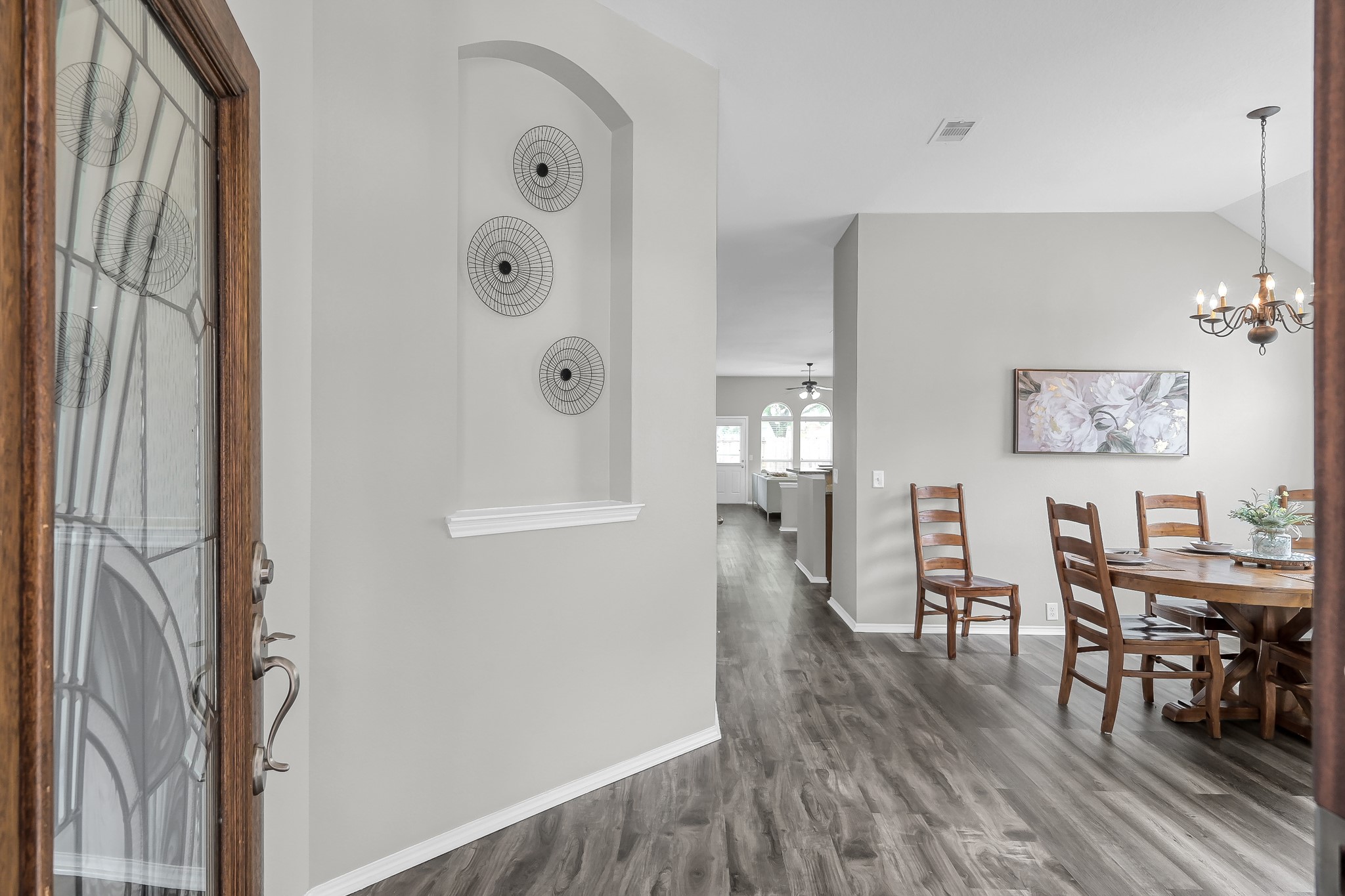 30206 Mesa Valley Drive Spring, TX 77386 - Photo 2 of 38 a view of a livingroom with furniture and wooden floor