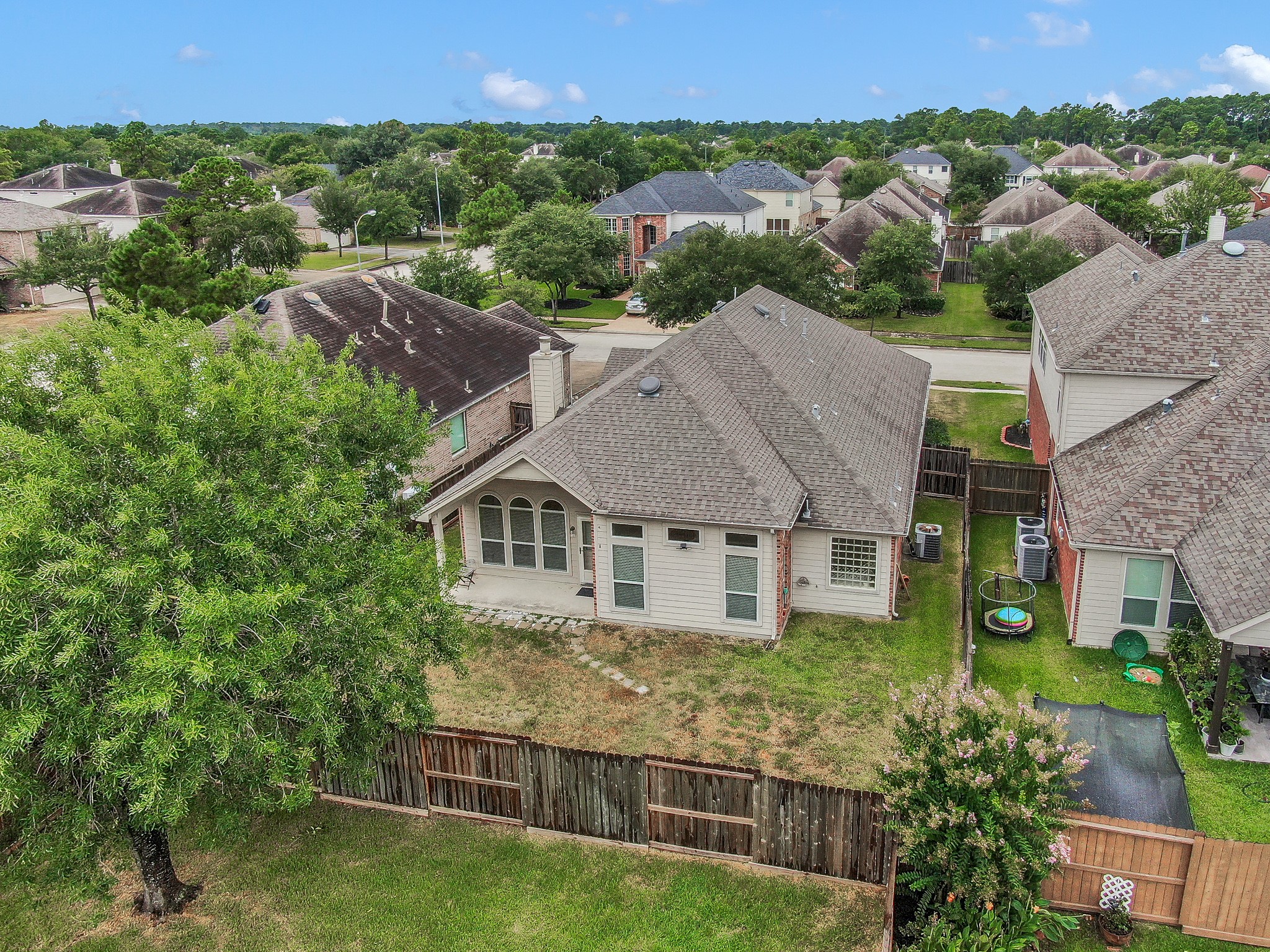 30206 Mesa Valley Drive Spring, TX 77386 - Photo 34 of 38 an aerial view of a house with a yard