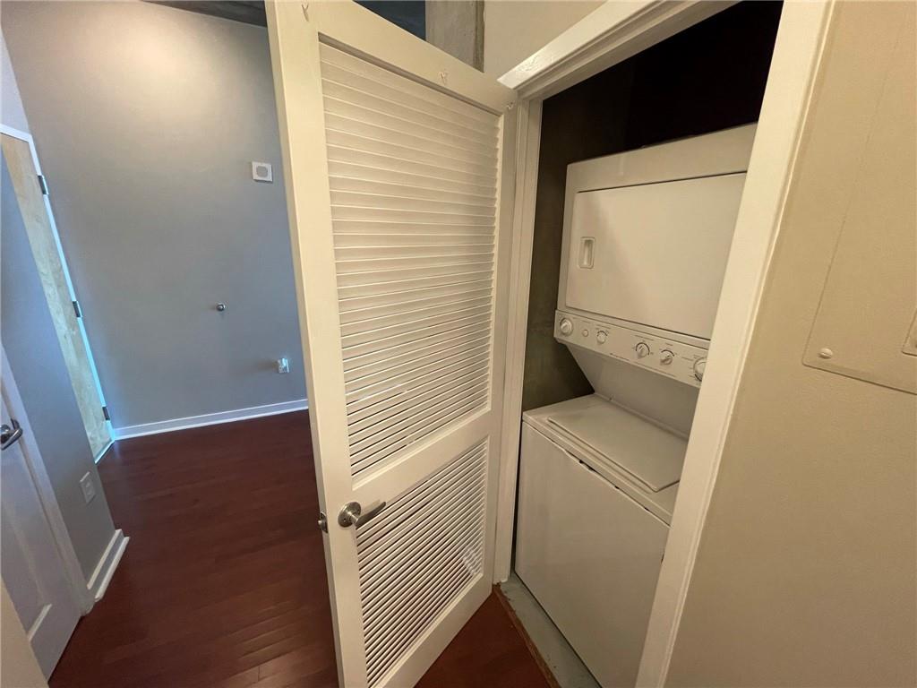 3324 Peachtree Road Northeast, Unit 908 Atlanta, GA 30326 - Photo 12 of 46 a close view of washer and dryer