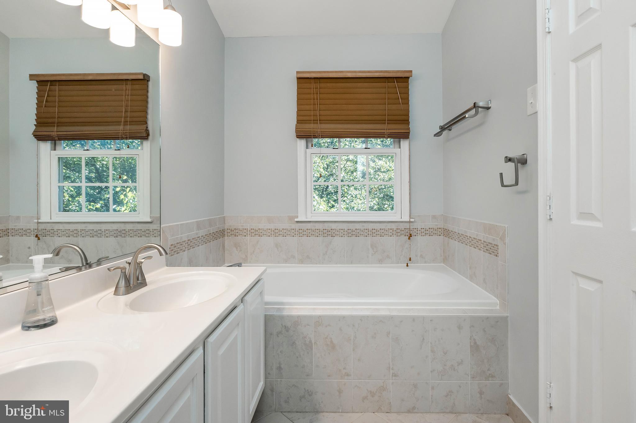 205 Ridgepoint Place Gaithersburg, MD 20878 - Photo 37 of 51 a bathroom with a tub sink and window