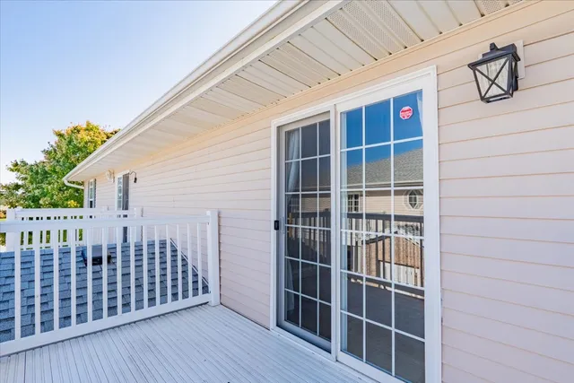 a view of front door